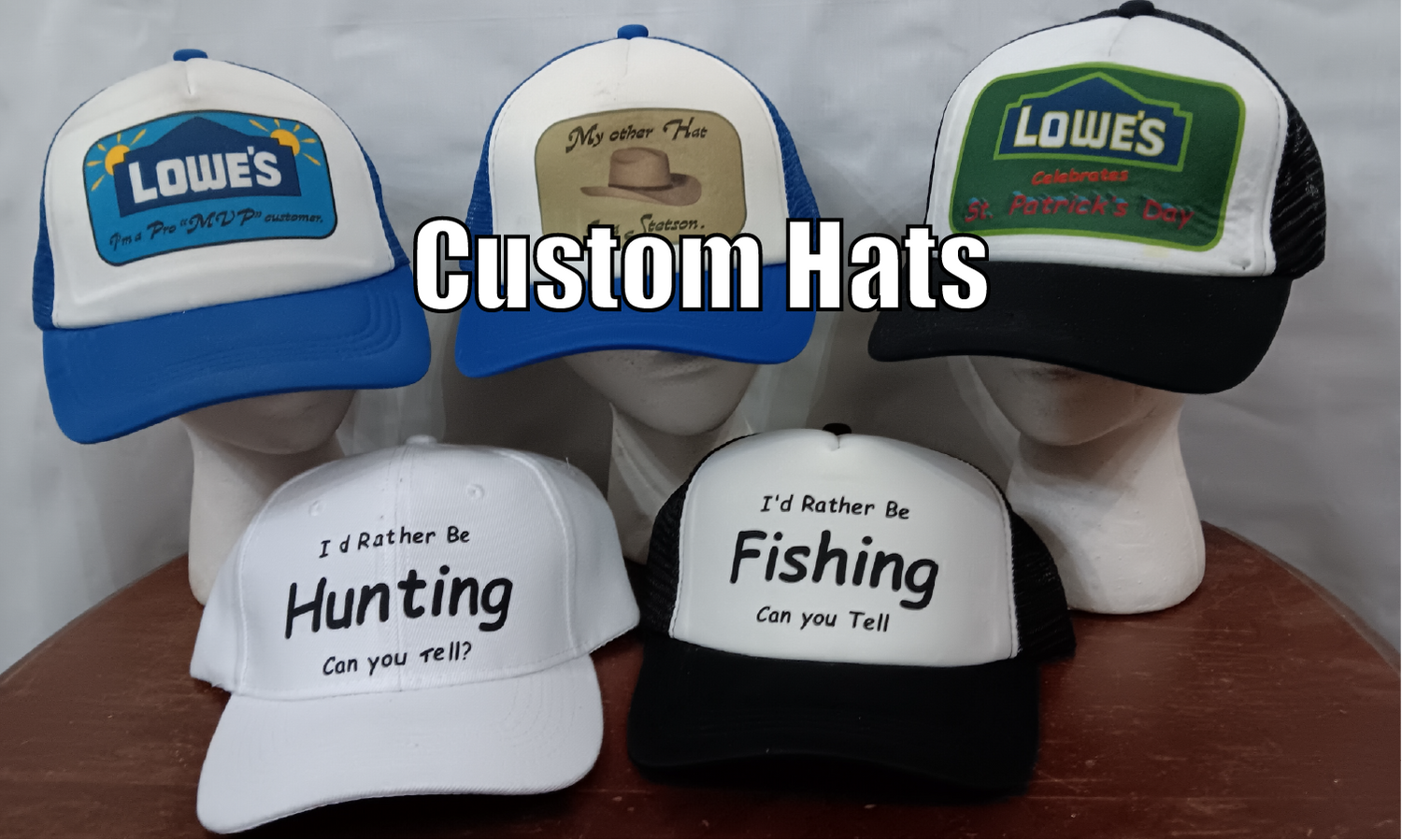 Custom hats