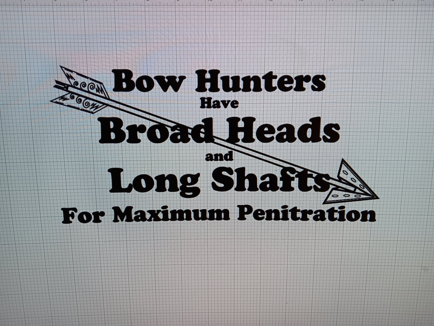 Bow hunters arrow